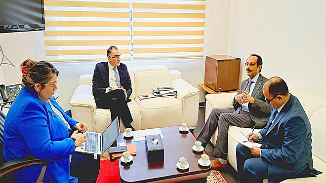 اليمن تبحث مع المغرب التعاون المشترك في المجالات السياسية والدبلوماسية