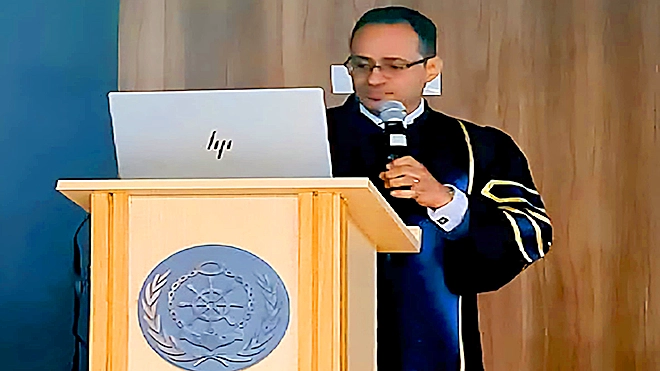 ​الأكاديمية العربية للنقل البحري تمنح درجة الدكتوراه للباحث أشرف علي عبده قردش